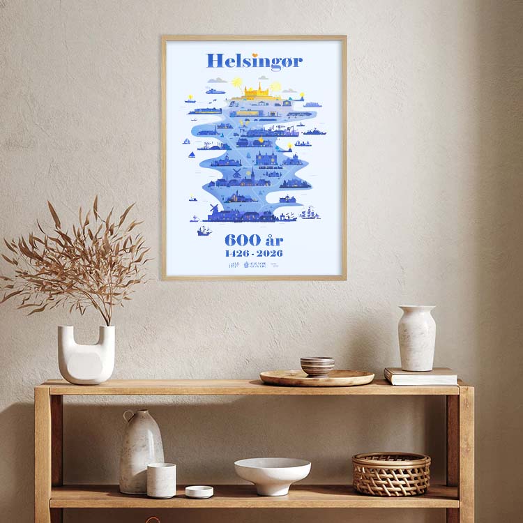 Jubilæumsplakat – Helsingør 600 år